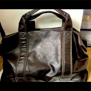 NWT Bugatti Large Brown Weekender Tote